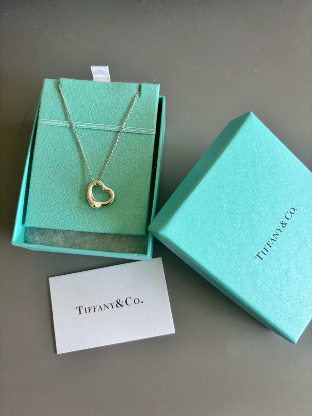 Tiffany’s Silver Open Heart Pendant